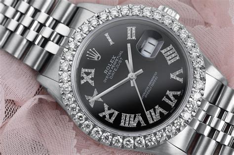 rolex datwjust nuneri.romani quafrante nero|rolex diamond datejust.